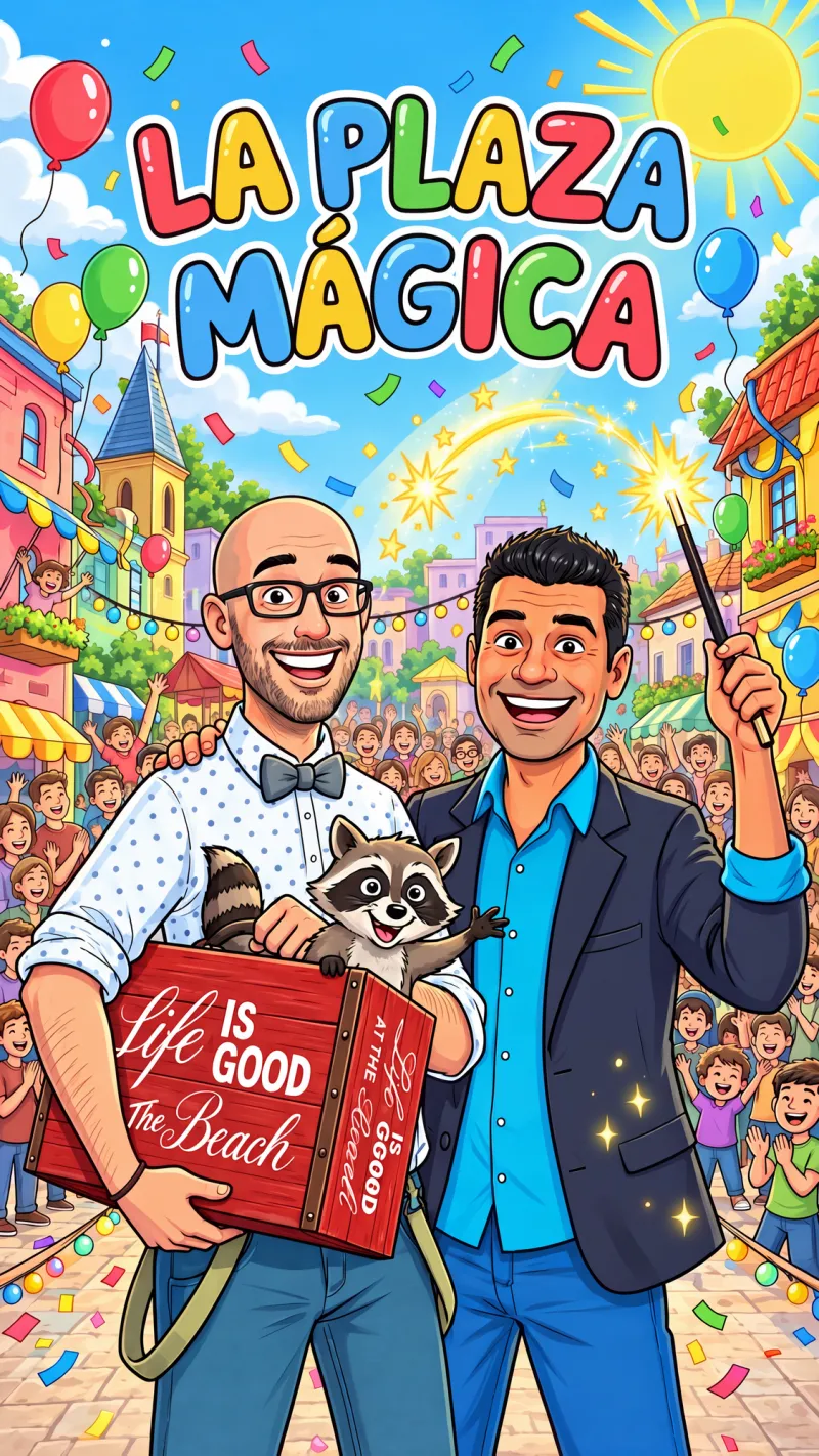 Cartel de La Plaza Mágica